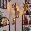 Ripoll Staande lamp Chroom, Rookkleurig, 6-lichts