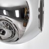 Ripoll Staande lamp Chroom, Rookkleurig, 6-lichts