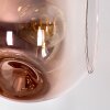 Ripoll Staande lamp Duidelijk, Koperkleurig, 6-lichts