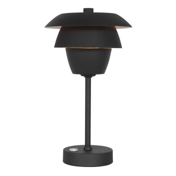 Steinhauer Tafellamp Zwart, 1-licht