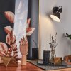 Upiano Muurlamp Chroom, Zwart, 1-licht
