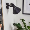 Upiano Muurlamp Chroom, Zwart, 1-licht