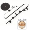 Ripoll Staande lamp Amber, 6-lichts