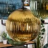 Koyoto Hanglamp, Kogellampje, Hanglamp Natuurlijke kleuren, Zwart, 8-lichts