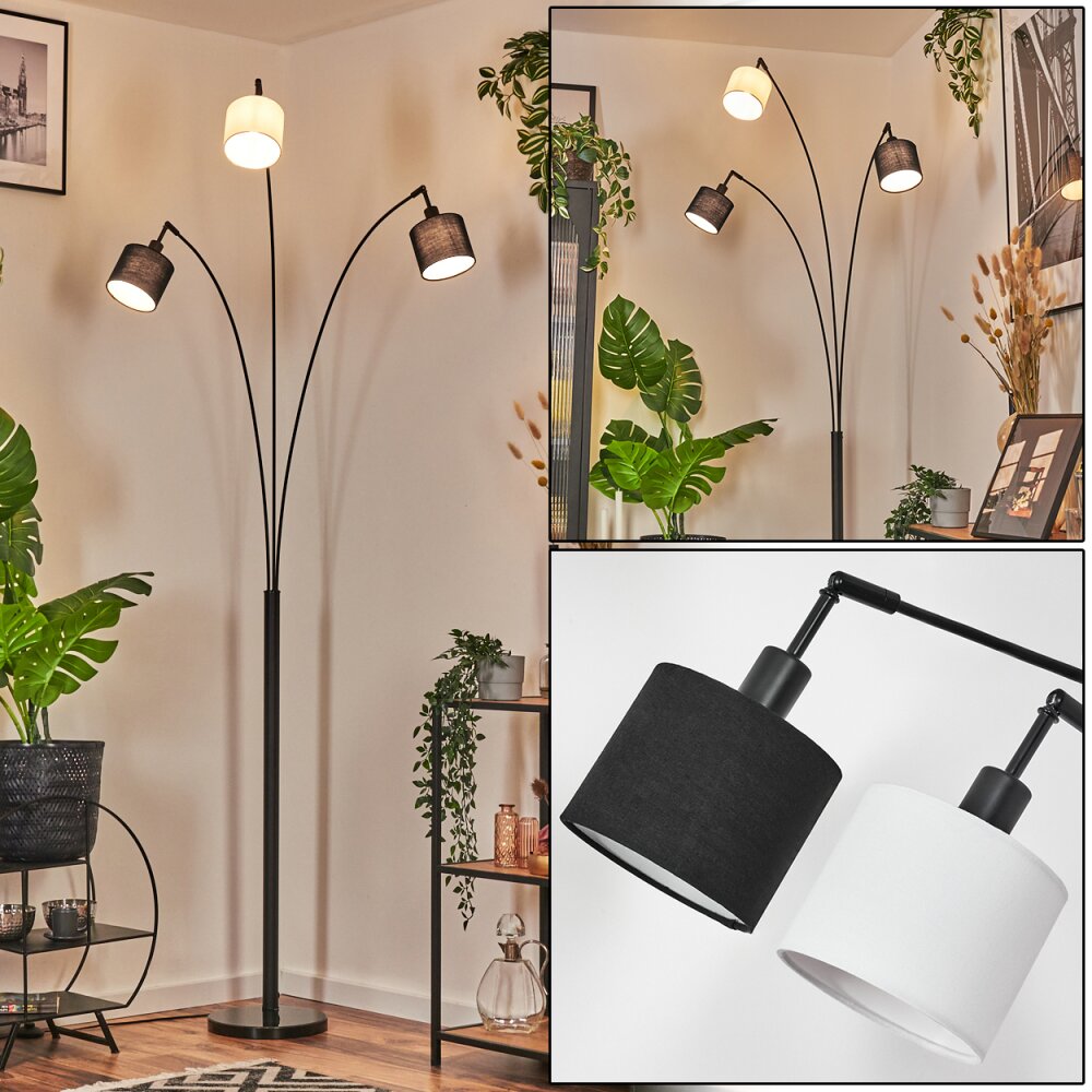 Bassagoda Staande lamp Zwart, 3-lichts main product photo