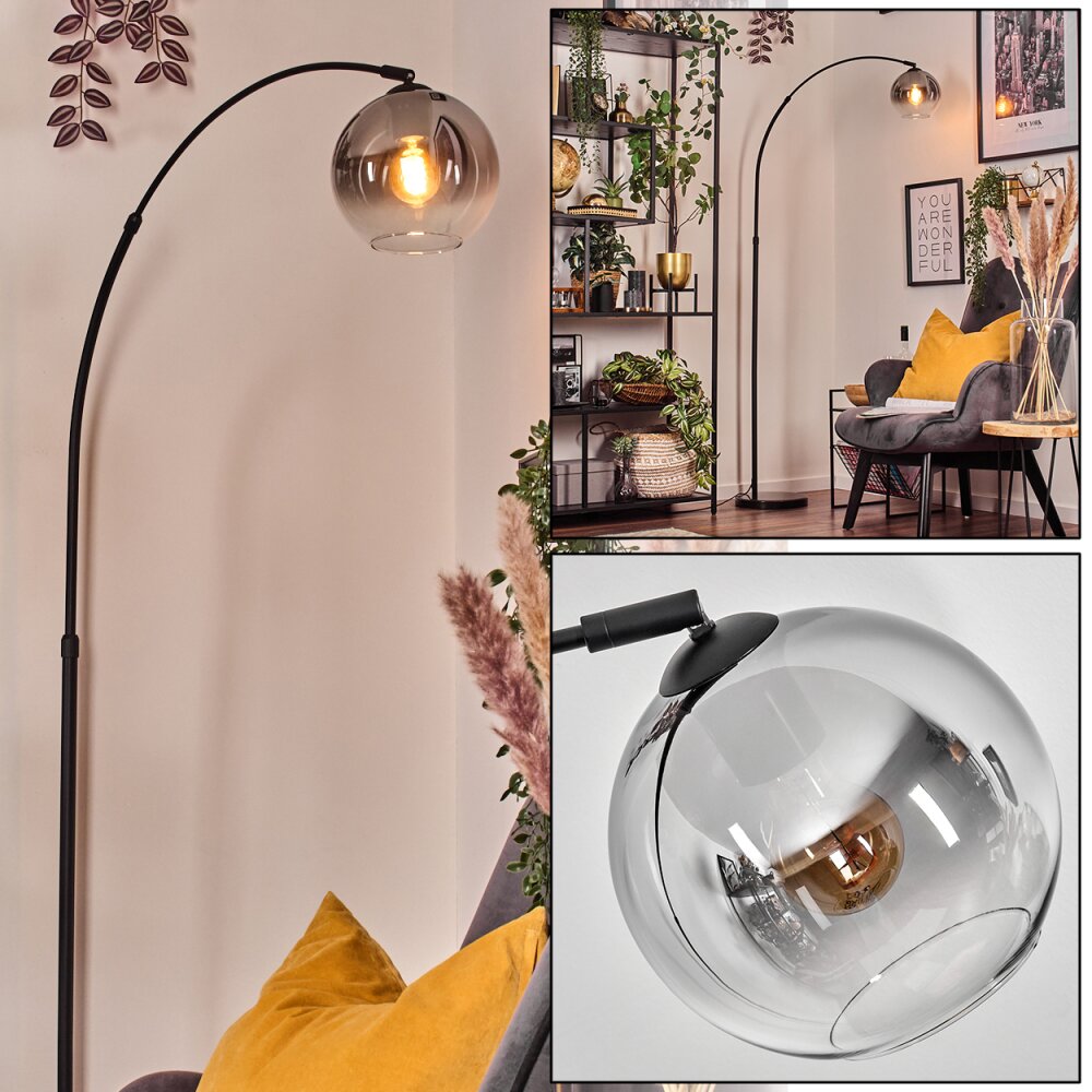 Koyoto Staande lamp Zwart, 1-licht main product photo