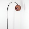 Koyoto Staande lamp, Booglampen Zwart, 1-licht
