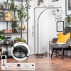Koyoto Staande lamp, Booglampen Zwart, 1-licht