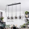 Apedo Hanglamp, Hanglamp Duidelijk, Rookkleurig, 4-lichts