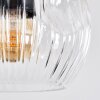 Ripoll Hanglamp, Kogellampje, Hanglamp Amber, Duidelijk, Rookkleurig, 3-lichts