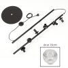 Ripoll Staande lamp Duidelijk, 6-lichts