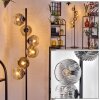 Ripoll Staande lamp Duidelijk, Rookkleurig, 6-lichts