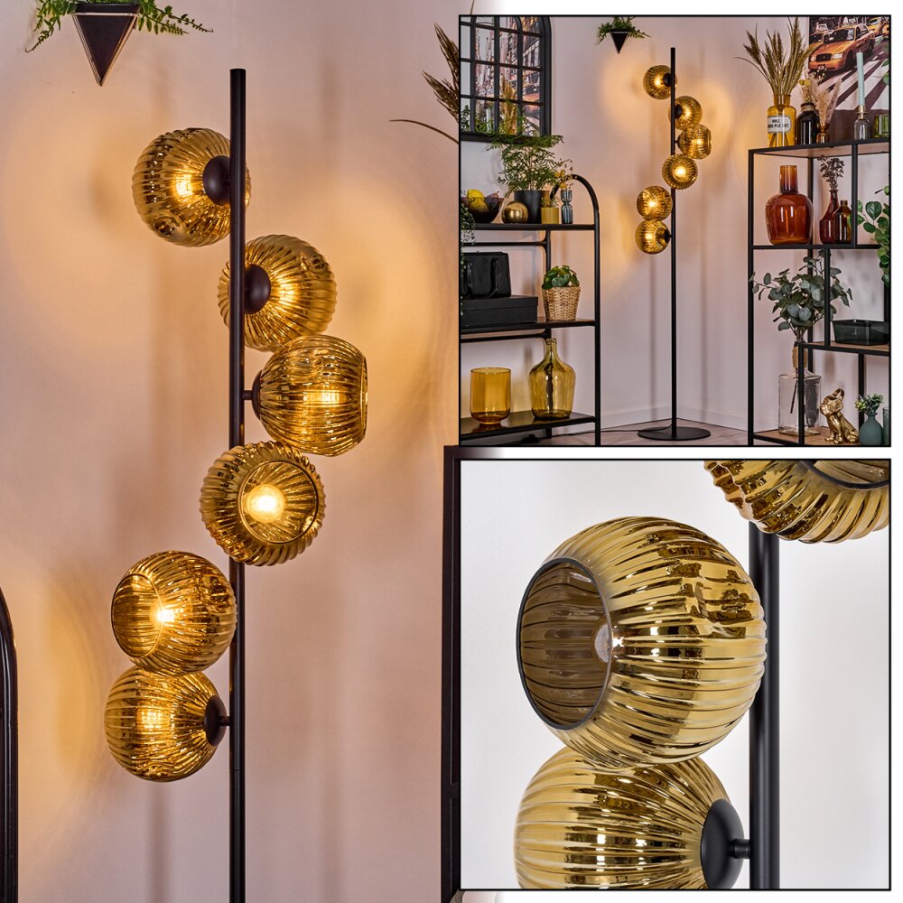 Ripoll Staande lamp Goud, 6-lichts main product photo