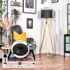 Soungou Staande lamp Natuurlijke kleuren, Zwart, 1-licht