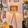 Soungou Staande lamp Natuurlijke kleuren, Zwart, 1-licht