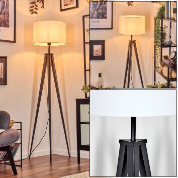 Soungou Staande lamp Zwart, 1-licht