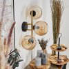 Koyoto Kogellampje, Wandlamp Goud, Zwart, 3-lichts