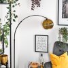 Koyoto Staande lamp, Booglampen Zwart, 1-licht
