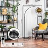 Koyoto Staande lamp, Booglampen Zwart, 1-licht