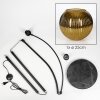 Koyoto Staande lamp, Booglampen Zwart, 1-licht