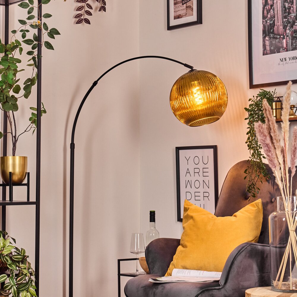 Koyoto Staande lamp Zwart, 1-licht