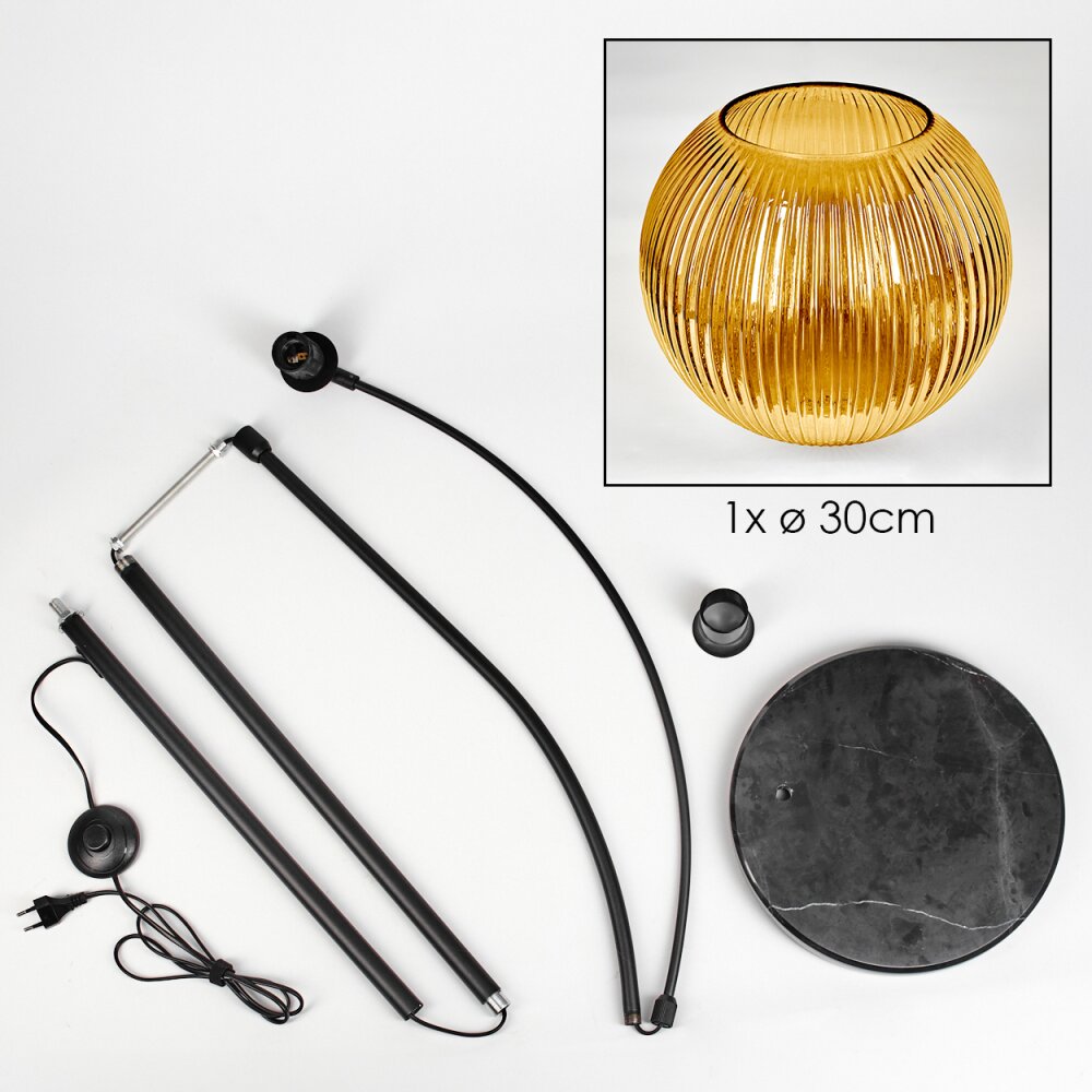Koyoto Staande lamp Zwart, 1-licht
