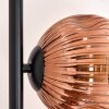 Ripoll Staande lamp Duidelijk, Koperkleurig, 5-lichts