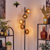Ripoll Staande lamp Duidelijk, Koperkleurig, 5-lichts