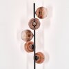 Ripoll Staande lamp Duidelijk, Koperkleurig, 5-lichts