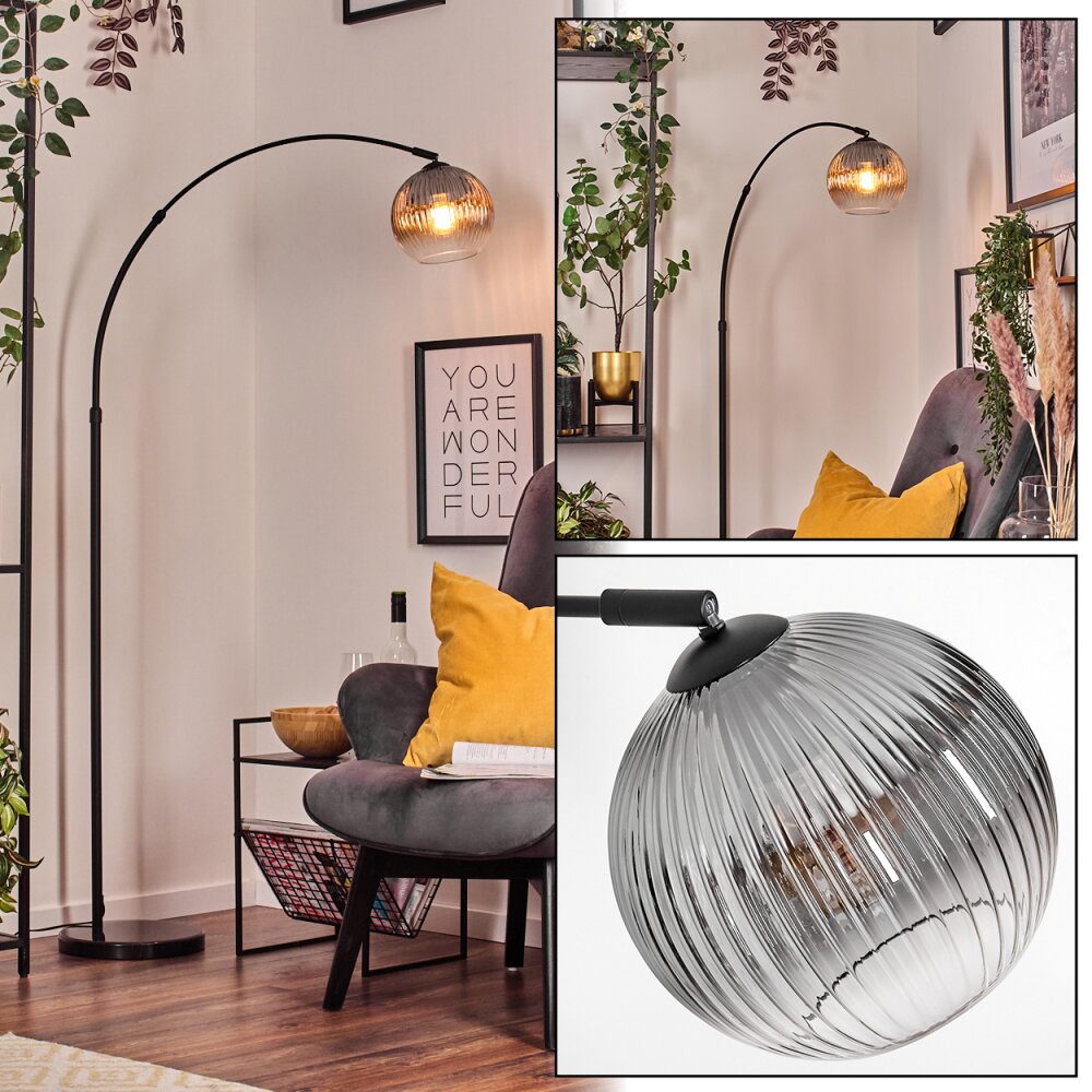 Koyoto Staande lamp Zwart, 1-licht main product photo