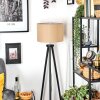 Soungou Staande lamp Chroom, Zwart, 1-licht