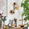 Koyoto Kogellampje, Wandlamp Amber, 3-lichts