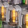 Apedo Hanglamp, Kogellampje, Hanglamp Rookkleurig, 4-lichts