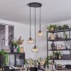 Koyoto Hanglamp, Kogellampje, Cluster hanglamp 30 cm Amber, Duidelijk, 3-lichts