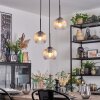 Koyoto Hanglamp, Kogellampje, Cluster hanglamp 30 cm Amber, Duidelijk, 3-lichts