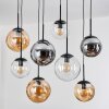 Gastor Hanglamp, Kogellampje, Hanglamp Amber, Duidelijk, Rookkleurig, 8-lichts Gastor Hanglamp, Kogellampje, Hanglamp Amber, Duidelijk, Rookkleurig, 8-lichts