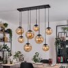 Gastor Hanglamp, Kogellampje, Hanglamp Amber, 8-lichts