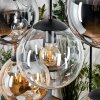 Gastor Hanglamp, Kogellampje, Hanglamp Amber, Duidelijk, Rookkleurig, 8-lichts