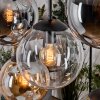 Gastor Hanglamp, Kogellampje, Hanglamp Amber, Duidelijk, Rookkleurig, 8-lichts