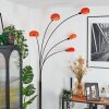 Nikkala Staande lamp Chroom, Zwart, 5-lichts