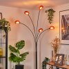 Nikkala Staande lamp Chroom, Zwart, 5-lichts