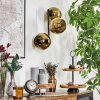 Koyoto Kogellampje, Wandlamp Goud, 3-lichts
