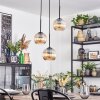 Koyoto Hanglamp, Kogellampje, Cluster hanglamp 30 cm Amber, 3-lichts