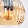 Koyoto Hanglamp, Kogellampje, Cluster hanglamp 30 cm Amber, 3-lichts