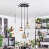 Koyoto Hanglamp, Kogellampje, Cluster hanglamp 30 cm Amber, 3-lichts