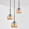 Koyoto Hanglamp, Kogellampje, Cluster hanglamp 30 cm Amber, 3-lichts