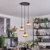 Koyoto Hanglamp, Kogellampje, Cluster hanglamp 30 cm Amber, 3-lichts