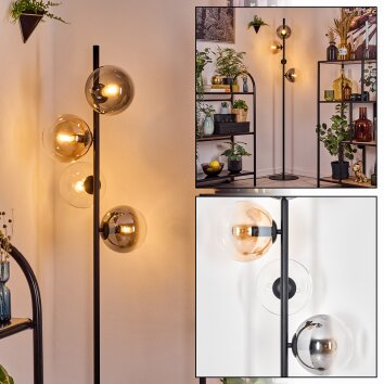 Gastor Staande lamp 34 cm Amber, Duidelijk, Rookkleurig, 4-lichts