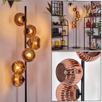 Ripoll Staande lamp Koperkleurig, 6-lichts