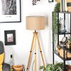 Soungou Staande lamp Natuurlijke kleuren, Zwart, 1-licht